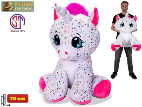 Plyšový jednorožec Plush Friends Star Sparkle sedící 70 cm