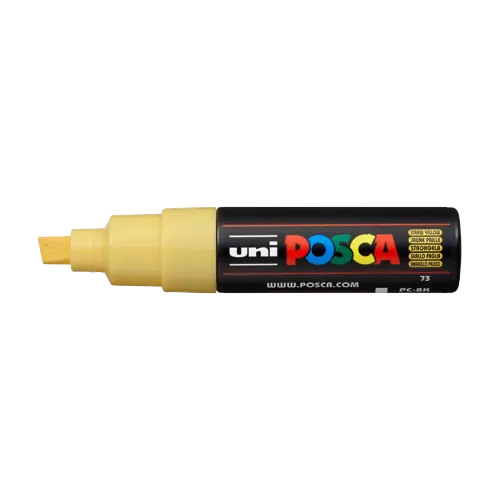 Dekorační popisovač Posca PC-8K, 8 mm, slámová (73)