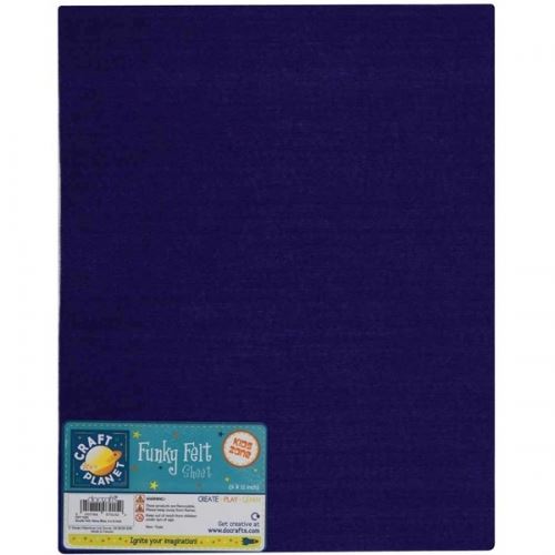 Filc 140g/m2, 22x30cm (1ks) Navy blue (akryl)