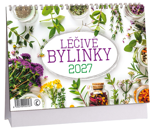 Levně Stolní kalendář 2027 Aria Léčivé bylinky