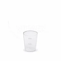 Kelímek krystal (PS) Ø 43 mm 2cl/4cl, 50 ks