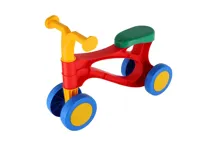 Odrážedlo Rolocykl červené plast sedadlo 26 cm, 18m+