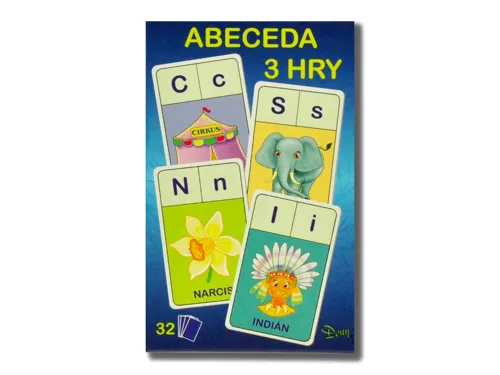 Hra Abeceda, Hledej a Písmena 3v1, 32 ks