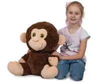 Plyšová opice Plush Friends sedící 50 cm (1)