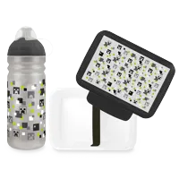 Set Zdravá lahev 700 ml a Zdravá sváča – Pixel head