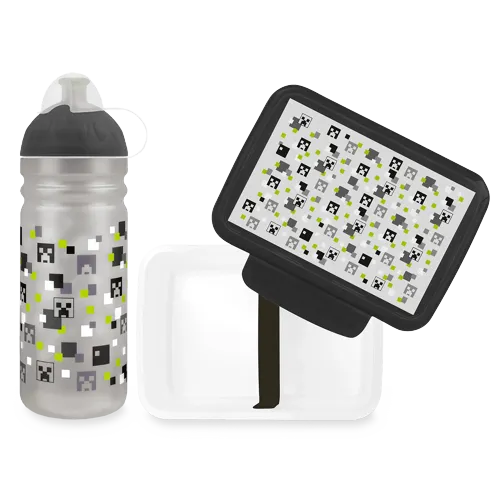 Set Zdravá lahev 700 ml a Zdravá sváča – Pixel head