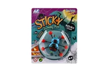 Lezoucí pavouk po skle halloweenský 8 × 6 cm - mix barev (11)