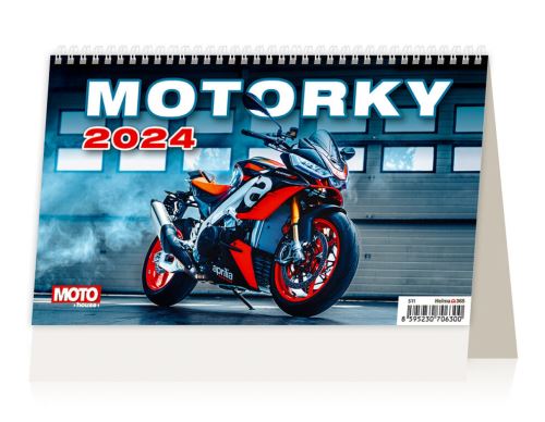 Stolní kalendář 2024 Helma - Motorky