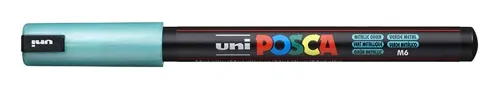 Dekorační popisovač Posca PC-1MR, metalová zelená (M6), 0,7 mm