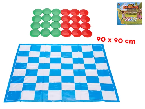 Společenská hra Dáma 90 × 90 cm