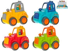 Traktor 10 cm na setrvačník - mix barev