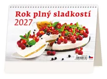 Stolní kalendář 2027 Helma Rok plný sladkostí