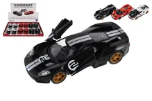 Auto Kinsmart Ford GT 1:38, 12,5 cm na zpětné natažení - mix barev