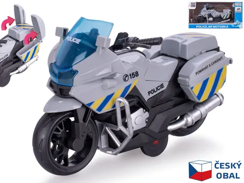 Motorka policejní CZ 16 cm na zpětné natažení
