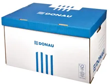 Archivační kontejner DONAU, horní otvírání, modro/bílá
