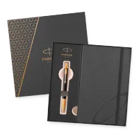 Parker IM Premium Black GT - kuličkové pero v dárkové kazetě se zápisníkem Parker IM Premium Black GT - kuličkové pero v dárkové kazetě se zápisníkem