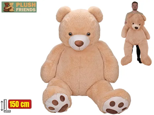 Plyšový medvěd Plush Friends 150 cm - béžový
