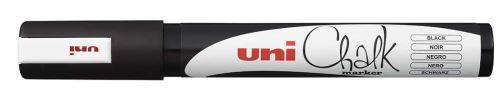 Křídový popisovač UNI Chalk Marker PWE-5M, 1,8-2,5 mm - černý
