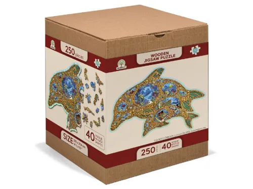 Dřevěné puzzle L, 250 dílků - Drahokamy moře