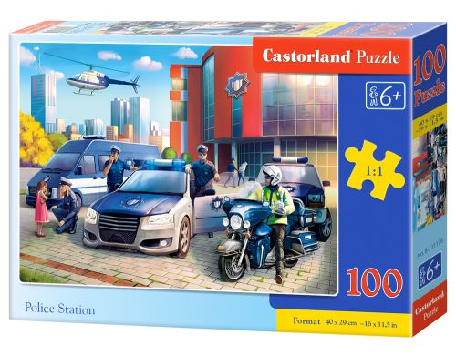 Puzzle Castorland 100 dílků premium - Policejní stanice
