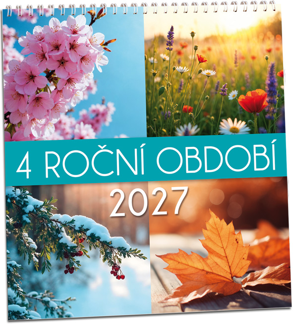 Levně Nástěnný kalendář 2027 Aria 4 roční období