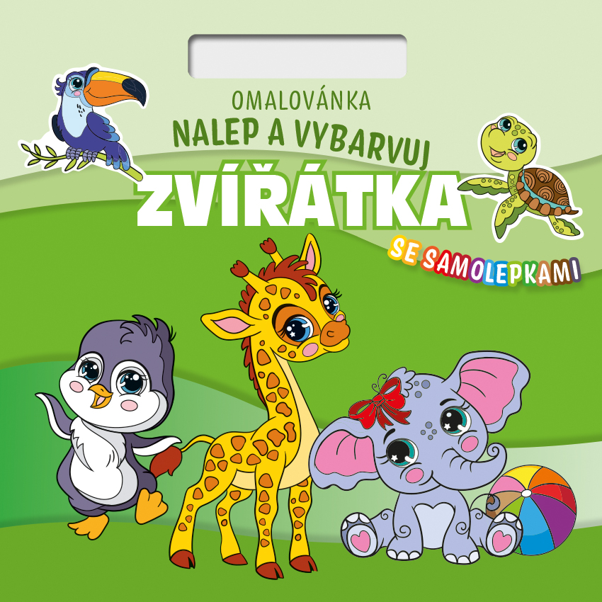 Levně Nalepuj a vybarvuj! - Zvířátka