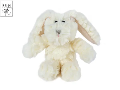 Plyšový králík Take Me Home 16 cm - bílý