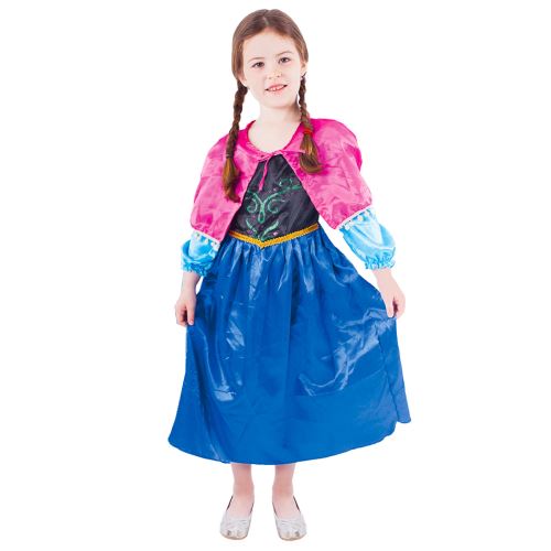 Dětský kostým princezna zimní království - Anna, vel. S