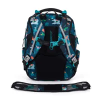 Školní batohový set 5-dílný Bagmaster Lumi 24 E Kostičkový svět + gumovací pero Pilot Frixion (4)