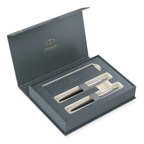Parker Jotter Bond Street Black CT - kuličkové pero a mikrotužka v dárkové kazetě