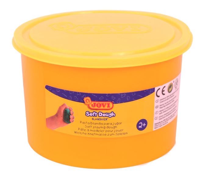 Levně Modelovací hmota JOVI BLANDIVER 460g - neonová žlutá