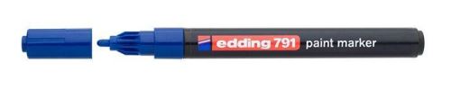 Lakový popisovač EDDING 791, 1-2mm - modrý