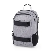 Studentský batoh OXY SPORT Grey Melange + etue (1)