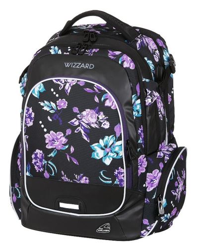 Studentský batoh WALKER WIZZARD Flower Violet