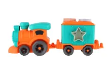 Vláček s vagónem vkládačka 30 cm na volný chod (5)