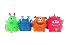 Antistresový mačkací míček příšerka svítící 11 cm - mix motivů (2)