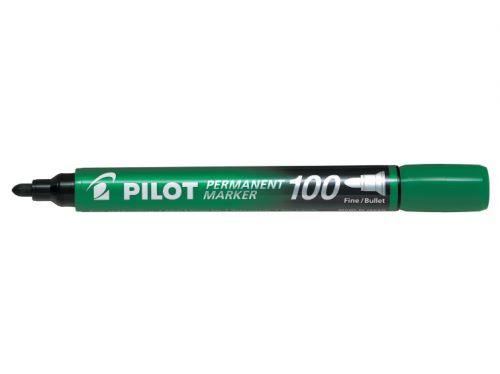 Popisovač kulatý Pilot Permanent Marker 100 - zelený