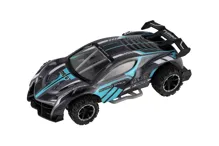 Auto RC sportovní 20 cm, 2,4 GHz - šedo-tyrkysové (2)