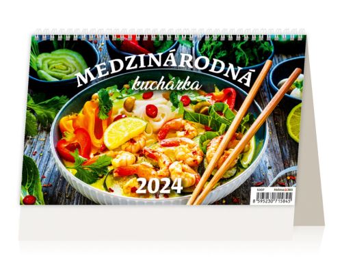 Slovenský stolový kalendár Helma 2024 - Medzinárodná kuchárka