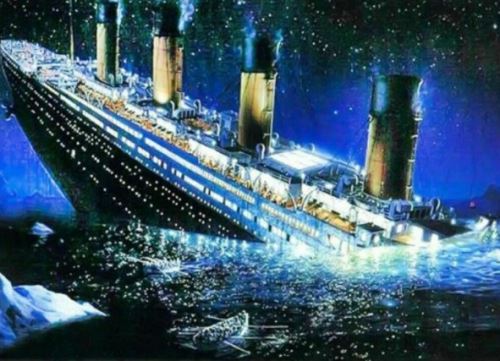 Diamantový obrázek - 30 x 40 cm Titanic