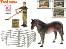 Set Zoolandia kůň s ohradou a doplňky