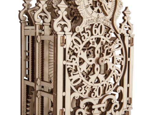 3D dřevěné puzzle - Královské hodiny, 126 dílů