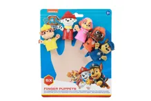 Maňásek prstový 5ks Tlapková patrola/Paw patrol guma 6cm na kartě 16,5x20cm Maňásek prstový 5ks Tlapková patrola/Paw patrol guma 6cm na kartě 16,5x20cm