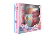 Panenka miminko pevné tělo s doplňky 25 cm (1)