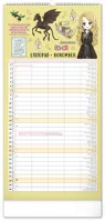 Nástěnný kalendář 2027 Notique Rodinný plánovací Harry Potter, 21 x 42 cm (11)