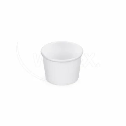 Papírová miska (FSC Mix/PE) bílá Ø 75 mm 125 ml, 50 ks