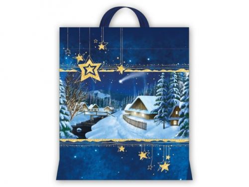 Igelitová vánoční taška vzor 1 40x46x8 (s uchem)