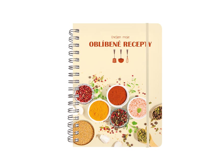 Levně Kniha na recepty 2 MFP, 220x158mm, 80 listů