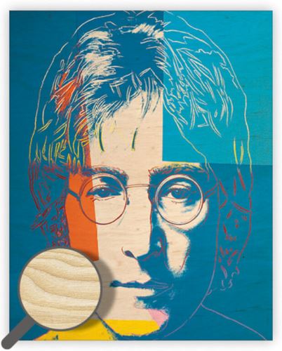Dřevěný obraz Helma - John Lennon