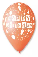 Balónky nafukovací průměr 30cm - potisk HAPPY BIRTHDAY, 10ks (2)